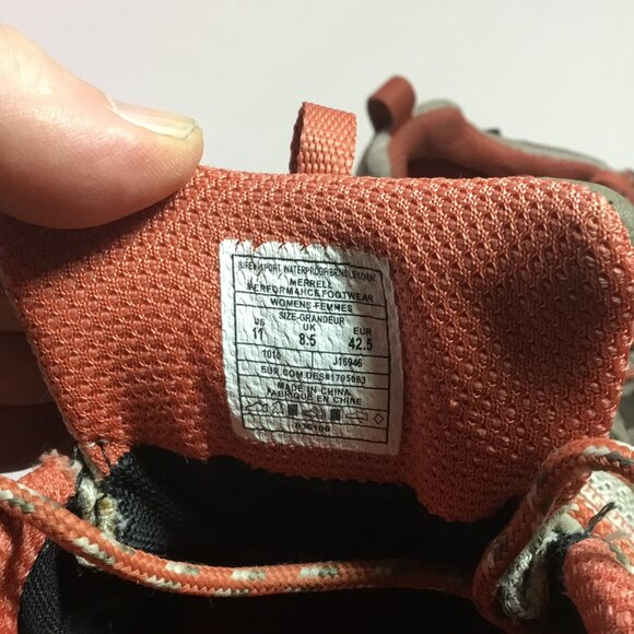 Merrell Siren Sport Hiking Shoes Women's Size 11 EUR 42.5 Brindle Coral Outdoor - Picture 9 of 12